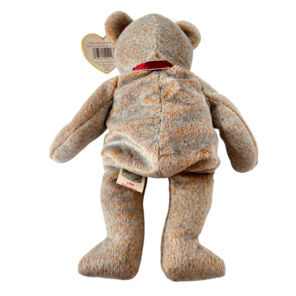 Ty Beanie Babies 1999 Signature Bear Tan Heart Tags - Picture 4 of 6